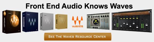 Waves Software at Front End Audio