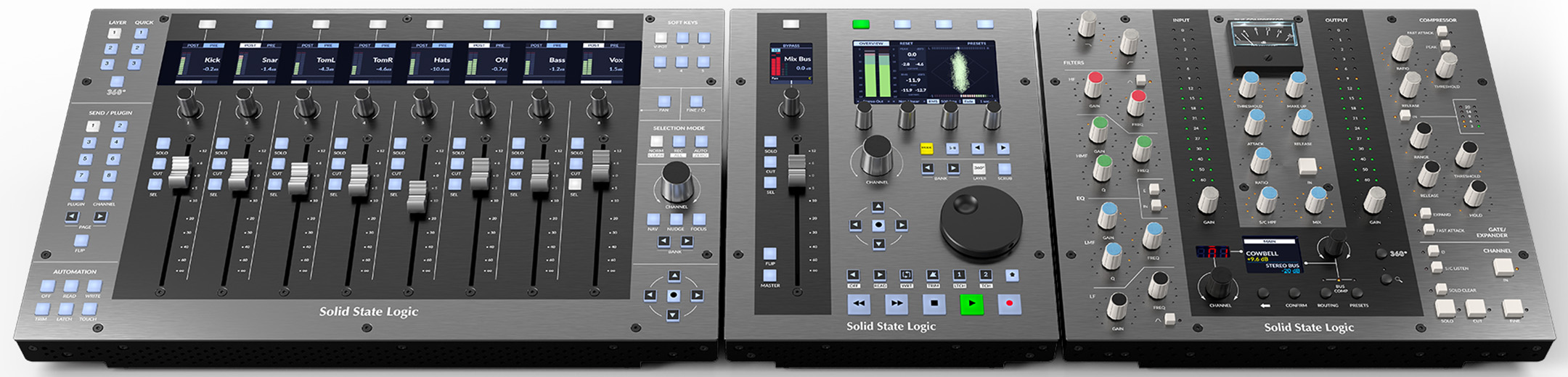 Solid State Logic UF1, UC1 & UF8