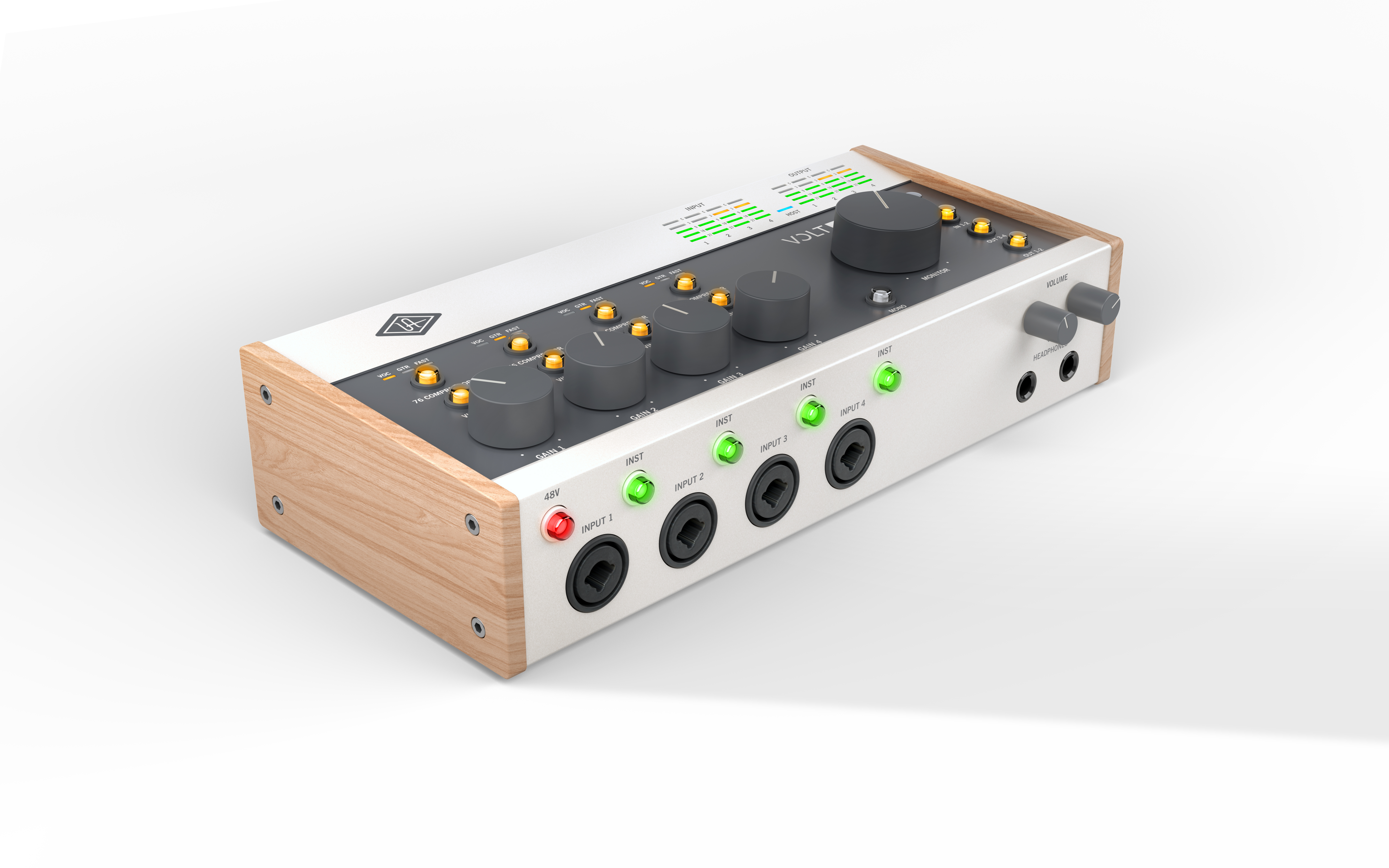 New from Universal Audio: VOLT 4 and VOLT 476P Audio Interfaces New from Universal Audio: VOLT 4 and VOLT 476P Audio Interfaces